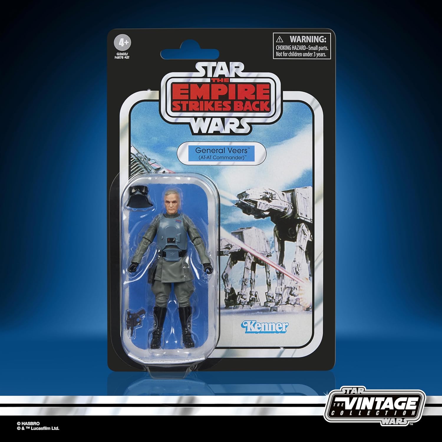 Star Wars The Vintage Collection General Veers (AT-AT Commander), Premium Action-Figur zum Sammeln Imperium schlägt zurück (9,5 cm