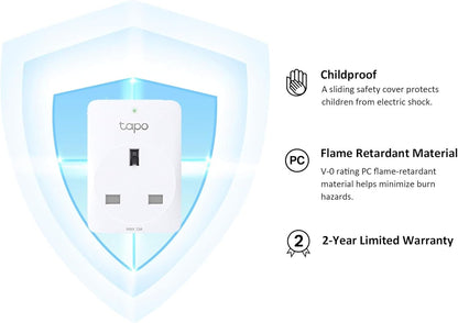 Tapo P100 V2 - Smart Plug - Wireless - 802.11B/G/N - 2.4 Ghz (Pack Of 2)