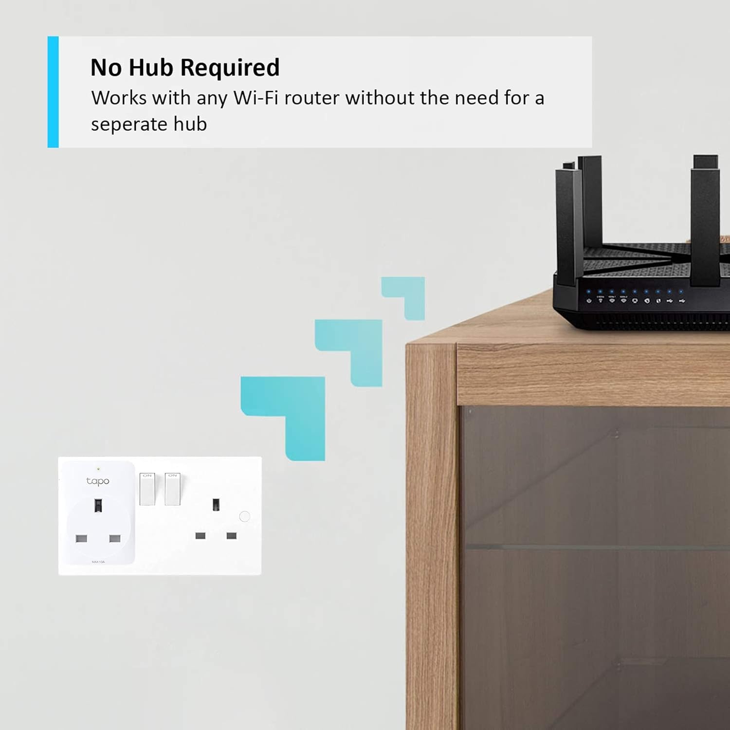 Tapo P100 V2 - Smart Plug - Wireless - 802.11B/G/N - 2.4 Ghz (Pack Of 2)