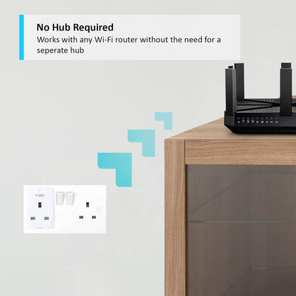 Tapo P100 V2 - Smart Plug - Wireless - 802.11B/G/N - 2.4 Ghz (Pack Of 2)