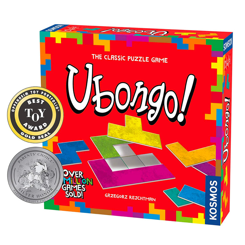 Thames & Kosmos Ubongo! Classic, Tile Puzzle Game, Family Games for Game Night, Board Games for Adults and Kids, For 1 to 4 Players, Age 8+