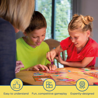 Thames & Kosmos Ubongo! Classic, Tile Puzzle Game, Family Games for Game Night, Board Games for Adults and Kids, For 1 to 4 Players, Age 8+