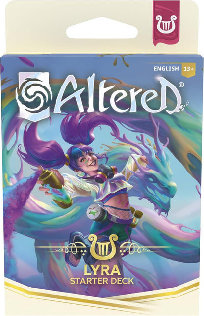 Equinox , Altered: Beyond the Gates - Lyra Starter Deck , Collectible Trading Card Game , Ages 13+ , 2 Players , 20-30 Minutes Playing Time