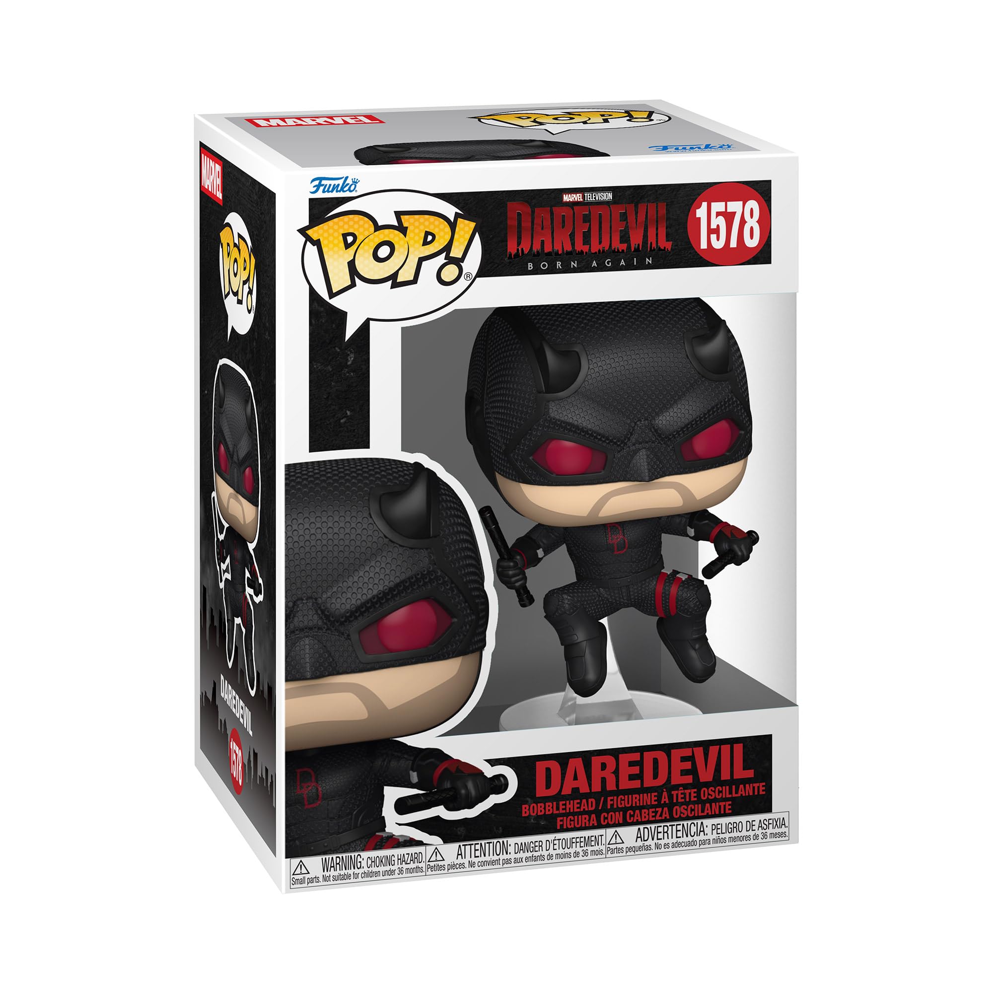 Funko POP! Marvel: Daredevil - Born Again - Daredevil - Collectable Vinyl Figure - Gift Idea - Official Merchandise - Toys For Kids & Adults - Model Figure for Collectors and Display