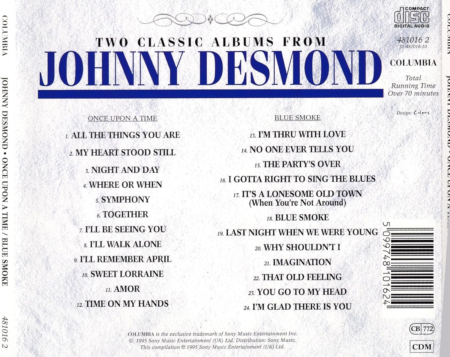 Johnny Desmond - Once Upon A Time