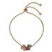 Disney -  Brass Yg Plt Stitch and Angel Heart Lariat Bracelet