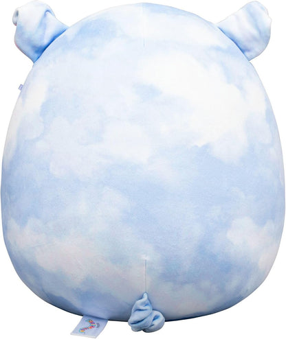 Squishmallows Original 12-Inch Nisbet the Blue Tie Dye Pig - Official Jazwares Plush