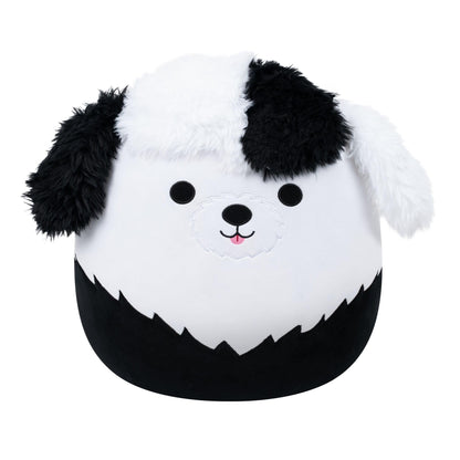 Squishmallows Original 16-Inch Brooks the Black and White Sheepadoodle - Official Jazwares Plush
