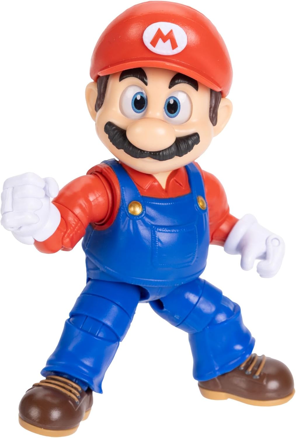The Super Mario Galaxy Movie - Mario Figuur 12 cm Accessoire Gele Luma Ster Fosforescerend - Officiële Licentie Jakks Pacific - 22 Articulatiepunten Acryl Ogen - Nintendo - 3+ Jaar
