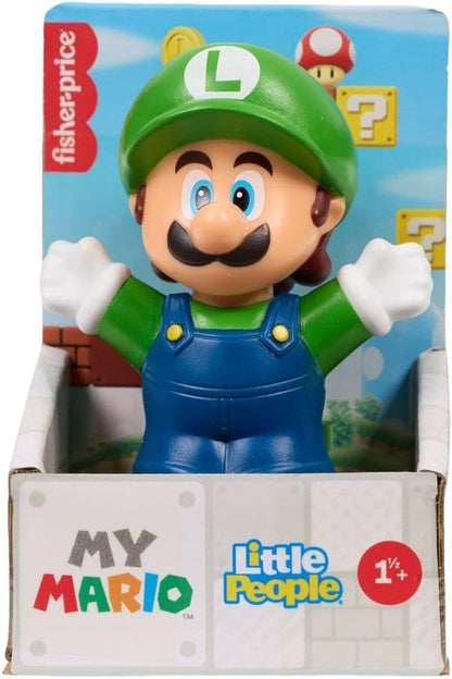 My Mario Fisher-Price Little People 7 cm, My Mario Luigi Action Figures For Kids