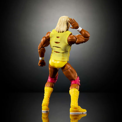 Mattel WWE Ultimate Edition Action Figure & Accessories Set, Hulk Hogan 6-inch Collectible with Swappable Heads & Hands, 30 Articulation Points, JHV95