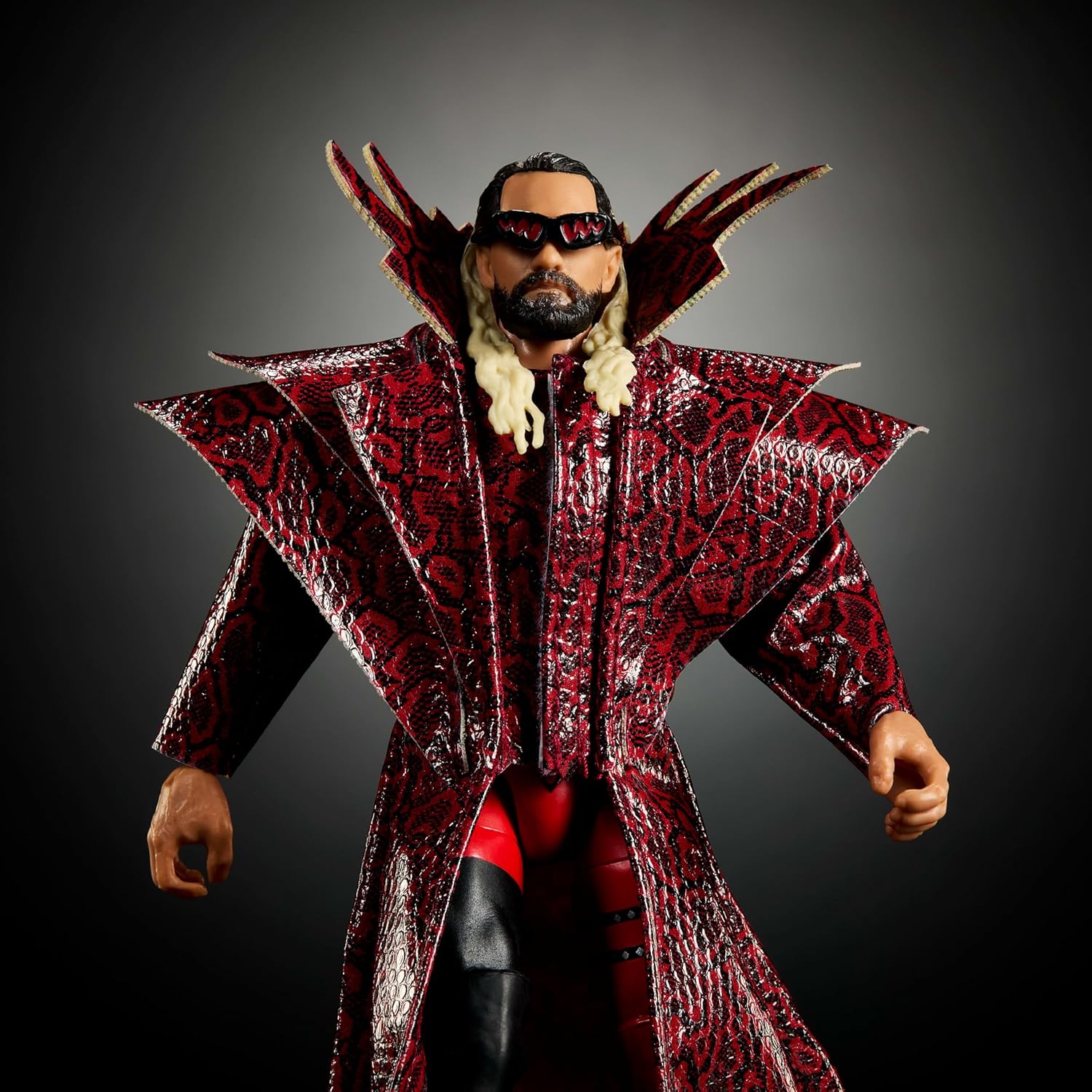 Mattel WWE Ultimate Edition Action Figure & Accessories Set, Seth Rollins 6-inch Collectible with Swappable Heads & Hands, 30 Articulation Points, JHV94