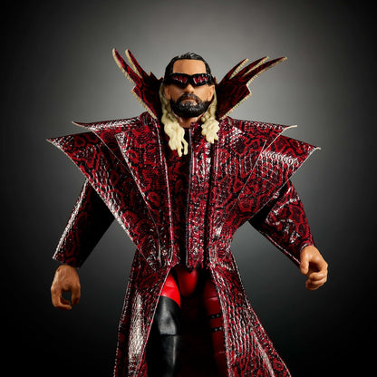 Mattel WWE Ultimate Edition Action Figure & Accessories Set, Seth Rollins 6-inch Collectible with Swappable Heads & Hands, 30 Articulation Points, JHV94