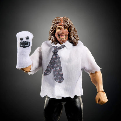 Mattel WWE Elite Collection Action Figure & Accessories, Premium Live Event Mankind Set, SummerSlam Series with Jesse “The Body” Ventura Build-A-Figure Parts, JHX81