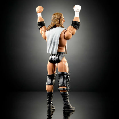Mattel WWE Elite Collection Action Figure & Accessories, Premium Live Event Triple H Set, SummerSlam Series with Jesse “The Body” Ventura Build-A-Figure Parts, JHX80