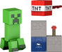 Mattel Minecraft - Creeper Pietra Rossa, set da collezione ispirato al videogioco con action figure del personaggio Creeper, accessorio e Pezzo da Costruzione Pietra Rossa incluso, 6+ anni, JJR92
