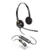 Plantronics Poly – EncorePro 525 USB-A and USB-C USB headset () – Acoustic Hearing Protection - Hold & Call Answer buttons- Dual ear