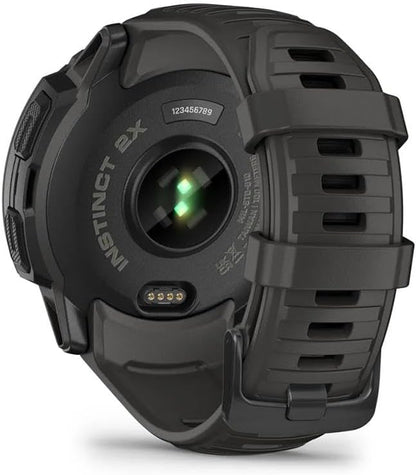 Garmin Instinct 2X Solar – GPS-Smartwatch mit unendlicher Akkulaufzeit im Smartwatch-Modus, über 40 Sport-Apps, Smart Notifications, GarminPay, Trainingszustand, Fitnessalter, Schlafanalyse