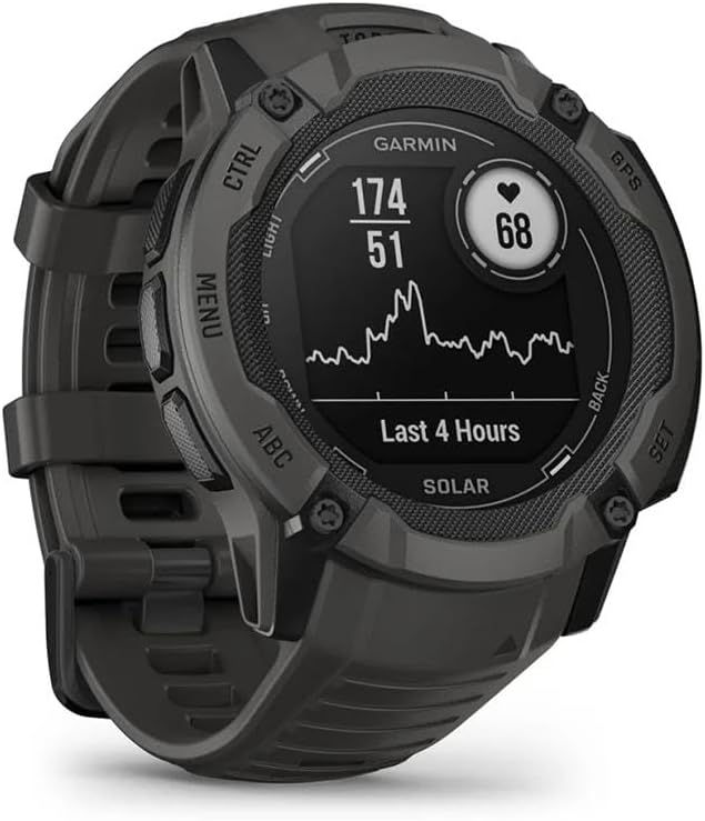 Garmin Instinct 2X Solar – GPS-Smartwatch mit unendlicher Akkulaufzeit im Smartwatch-Modus, über 40 Sport-Apps, Smart Notifications, GarminPay, Trainingszustand, Fitnessalter, Schlafanalyse