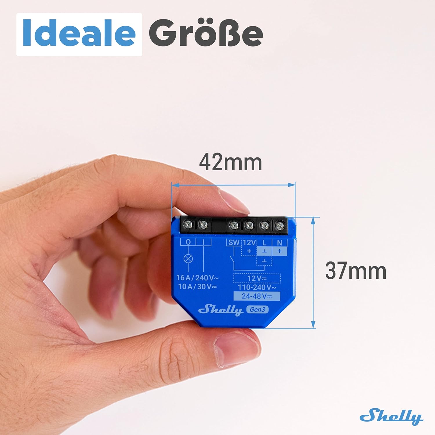 Shelly Relais ``1 Gen3 2er Pack`` max 16A