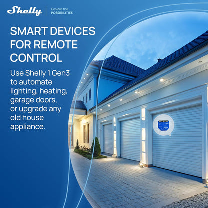 Shelly Relais ``1 Gen3 4er Pack`` max 16A