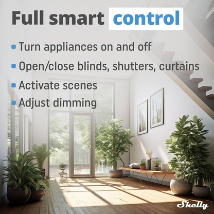 Shelly Plug & Play ``Blu RC Button 4`` Fer