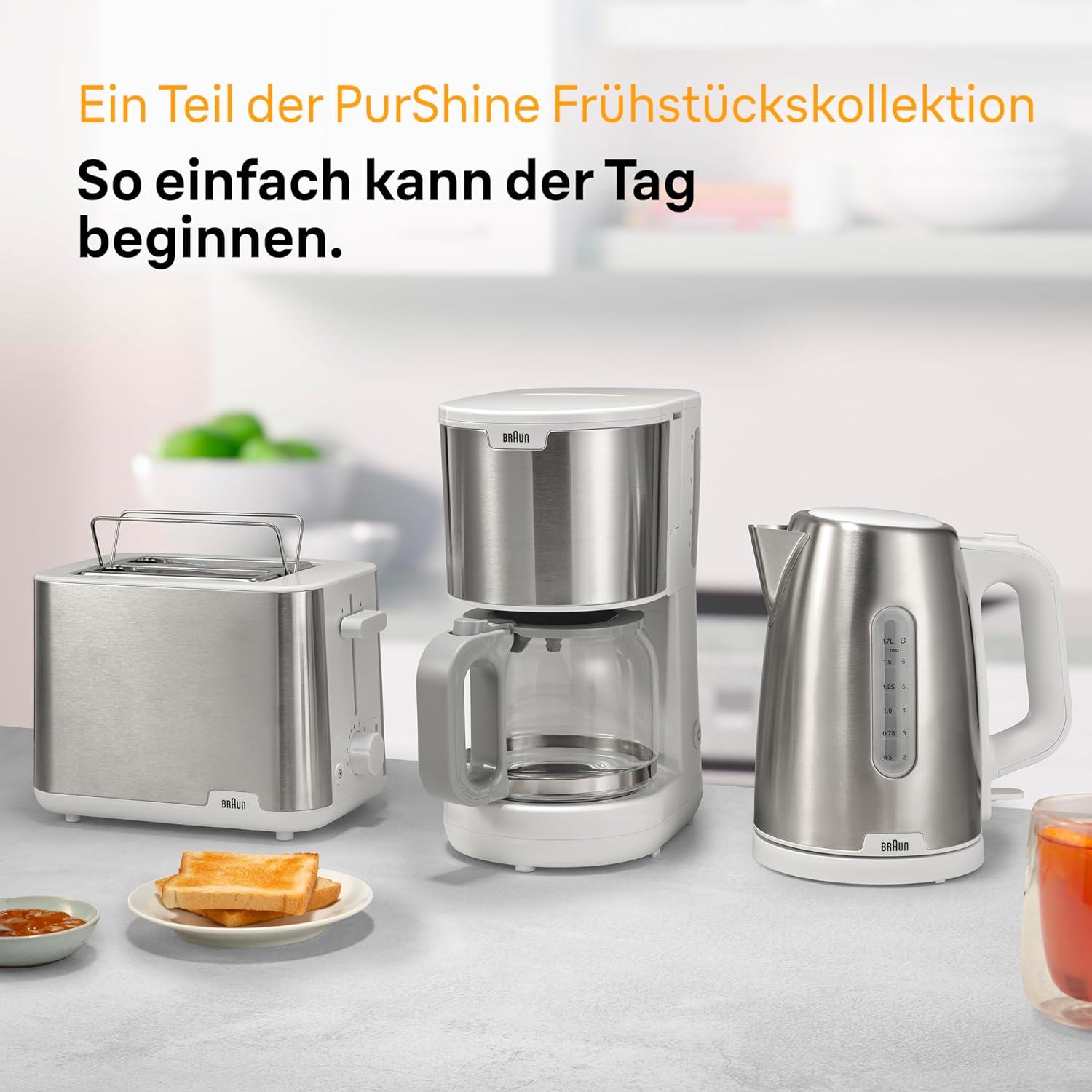 Braun Wasserkocher WK 1500 WH PurShine