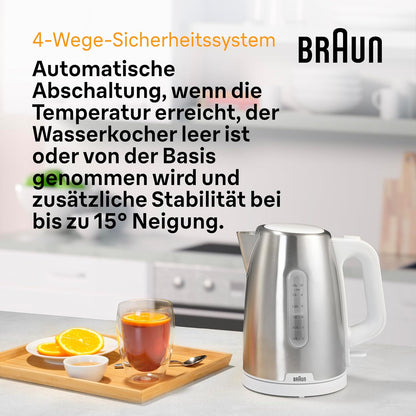 Braun Wasserkocher WK 1500 WH PurShine