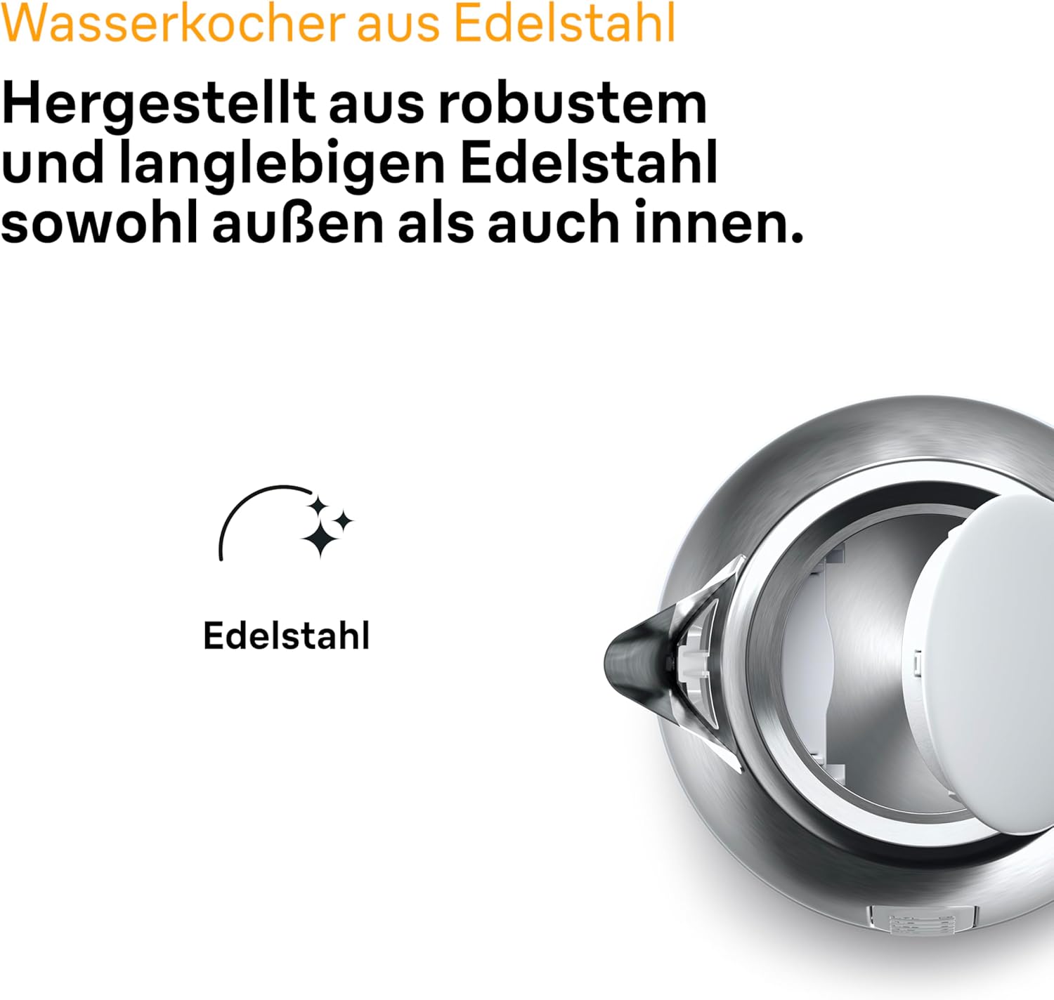 Braun Wasserkocher WK 1500 WH PurShine