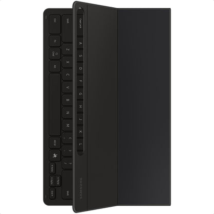 Samsung Galaxy Tab S10+, Tab S9+, Tab S9 FE+ Case with QWERTY Keyboard and AI Button, One Piece Case, Black