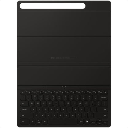 Samsung Galaxy Tab S10+, Tab S9+, Tab S9 FE+ Case with QWERTY Keyboard and AI Button, One Piece Case, Black