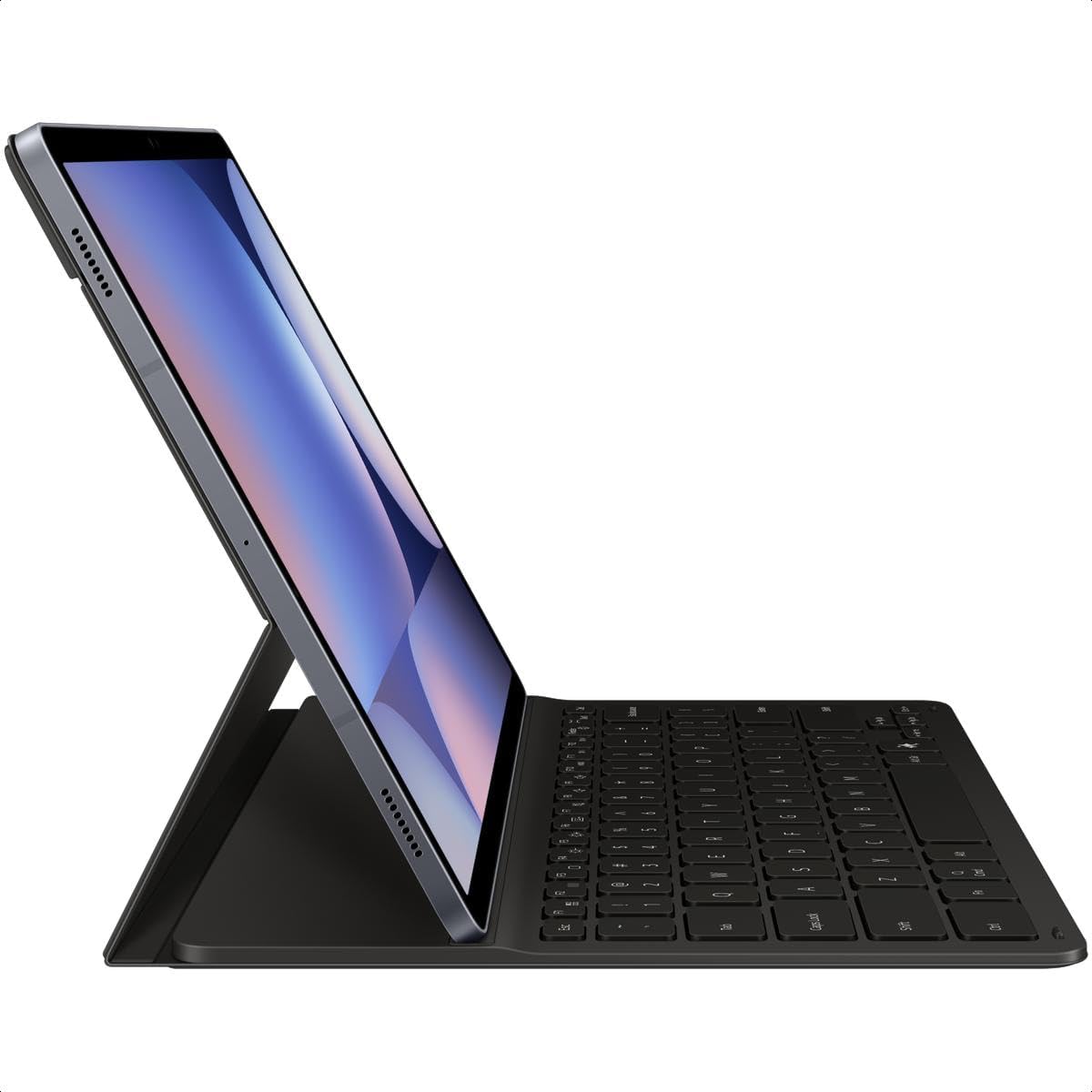 Samsung Galaxy Tab S10+, Tab S9+, Tab S9 FE+ Case with QWERTY Keyboard and AI Button, One Piece Case, Black