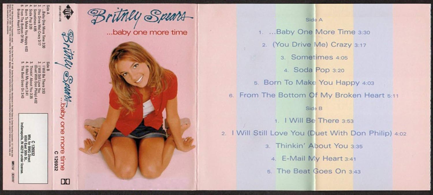 Britney Spears-...Baby One More Time -K7- -Pink