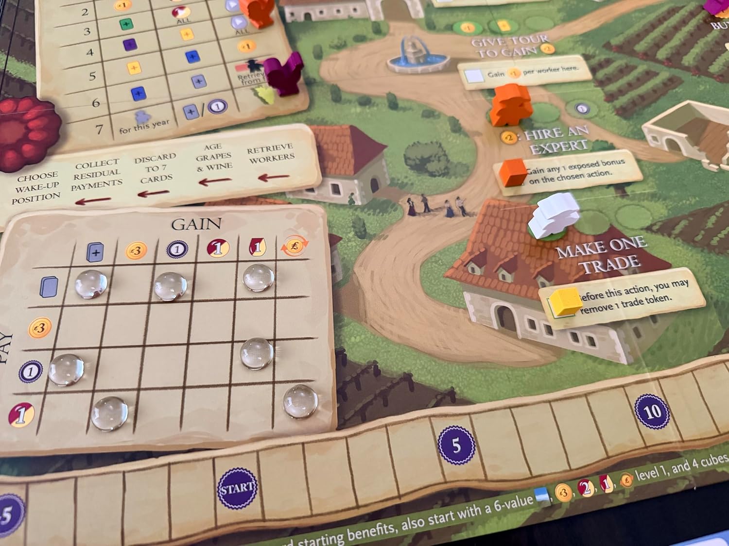 Stonemaier Games | Viticulture - Bordeaux Expansion | Board Game | Ages 14+ | 1-6 Players | 90-120 Minutes Playing Time