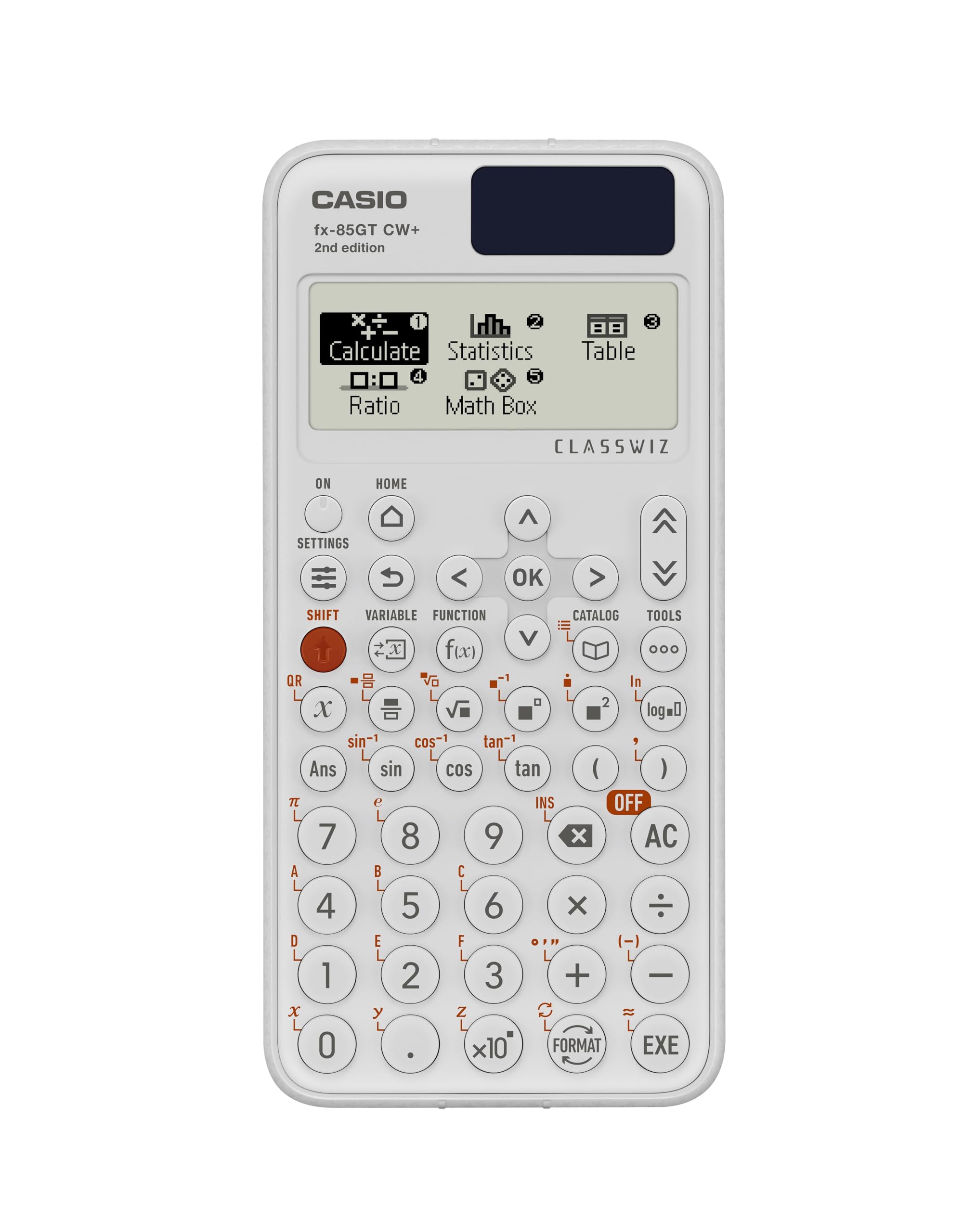 Casio fx-85GTCW+ Scientific Calculator White (UK Version) - Upgrade from previous fx-85GTCW model