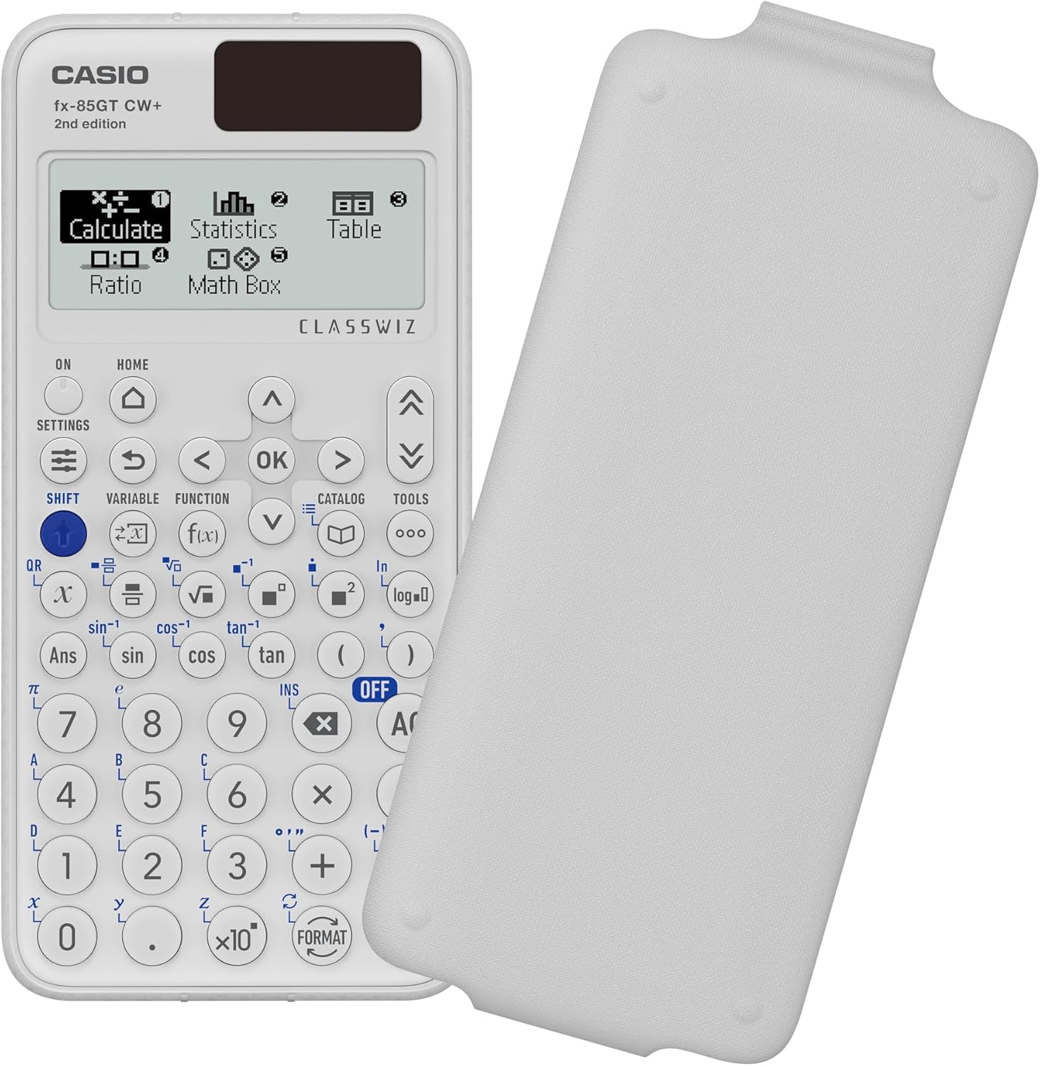 Casio fx-85GTCW+ Scientific Calculator White (UK Version) - Upgrade from previous fx-85GTCW model