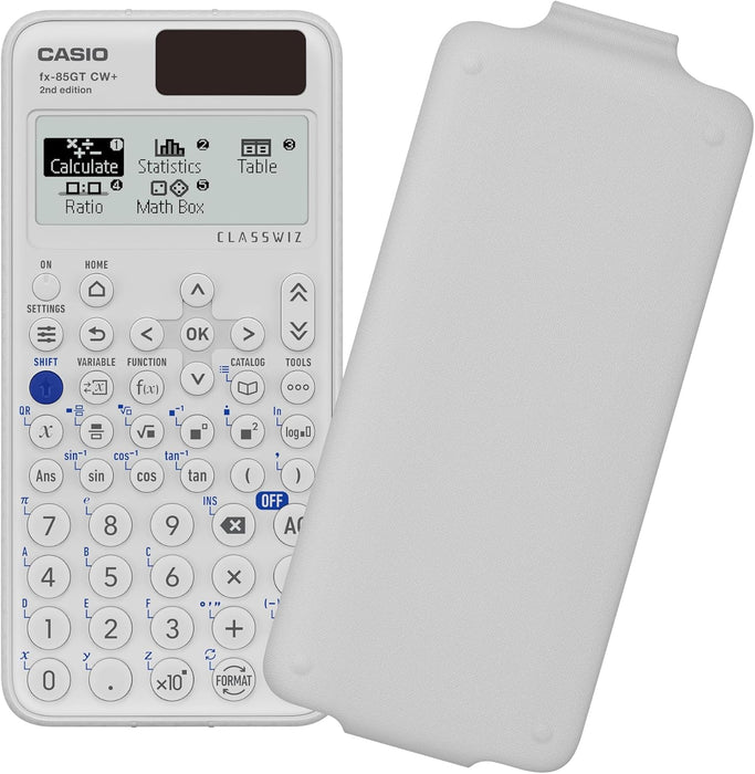 Casio fx-85GTCW+ Scientific Calculator White (UK Version) - Upgrade from previous fx-85GTCW model