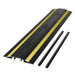 D-Line Ultra Drop Over Cable Protector – Lightweight, Durable, and High-Visibility Cable Cover - 1x 1m Length c/w connecting rods - 46mm (W) x 20mm (H) Cable Cavity