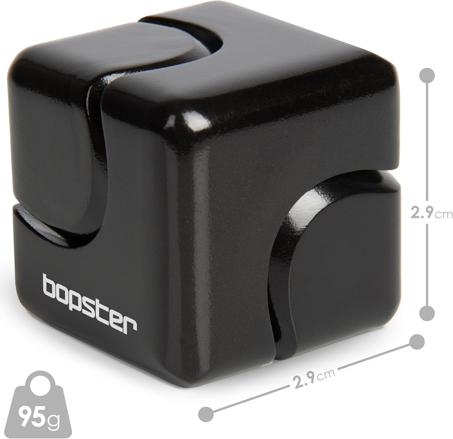 bopster Fidget Cube Handspinner | Handspinner aus eloxiertem Metall | Sensorisches Zappelspielzeug und Stressabbau für Kinder und Erwachsene | ADHS, ADS, Autismus |