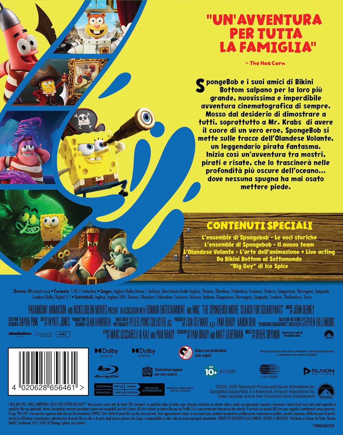 Spongebob - Un`Avventura Da Pirati (Steelbook) - (Italian Import)
