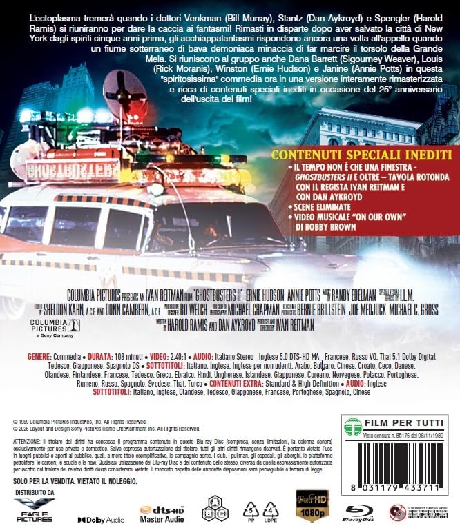 Blu-Ray Ghostbusters 2