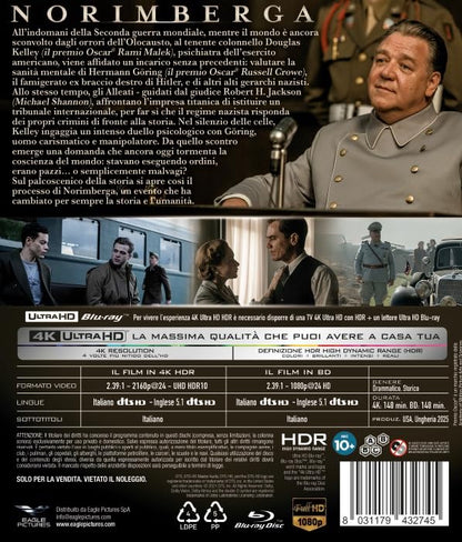 Blu-Ray 4K Uhd Norimberga (4K Ultra Hd+Blu-Ray Hd