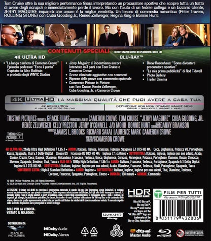 Blu-Ray 4K Uhd Jerry Maguire (4K Ultra Hd+Blu-Ray Hd
