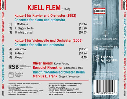 Kjell Flem: Piano Concerto/Cello Concerto