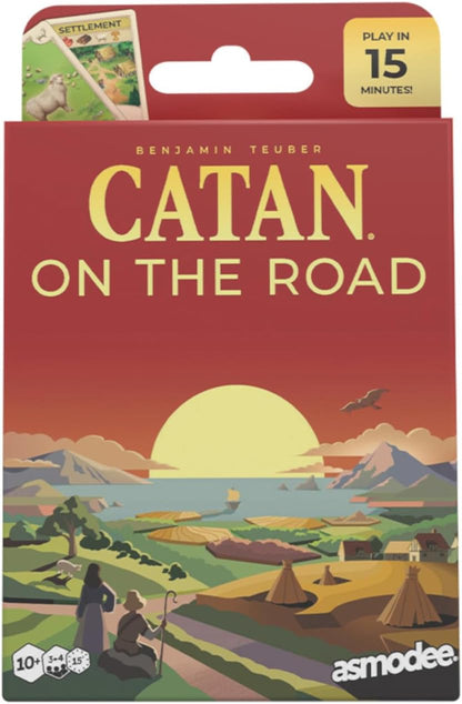 CATAN - On The Road | Strategic Travel Family Card Game | Ages 10+ | 3-4 Players | 15 Minutes Playing Time