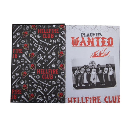 Cinereplicas Stranger Things - Hellfire Club Hardcover Notizbuch - 14.5 * 21cm 160p - Offizielle Lizenz