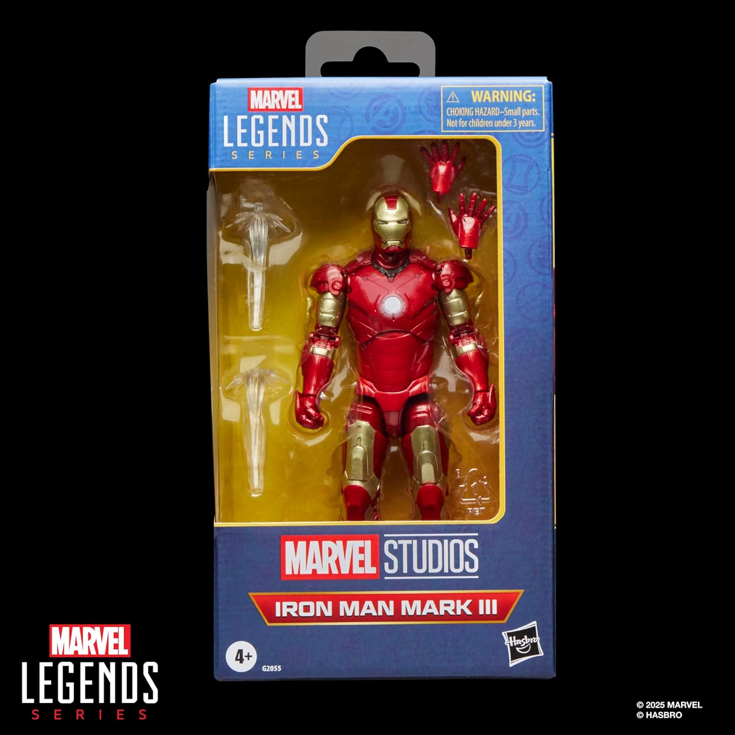 Marvel Legends Series Iron Man Mark III, Iron Man Film Collectible 15-cm-scale Action Figure Toy
