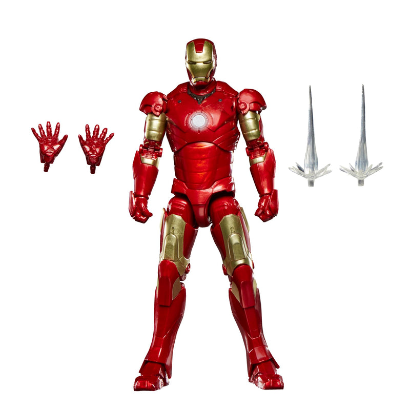 Marvel Legends Series Iron Man Mark III, Iron Man Film Collectible 15-cm-scale Action Figure Toy