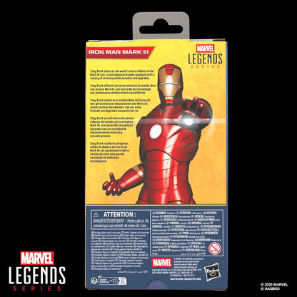 Marvel Legends Series Iron Man Mark III, Iron Man Film Collectible 15-cm-scale Action Figure Toy