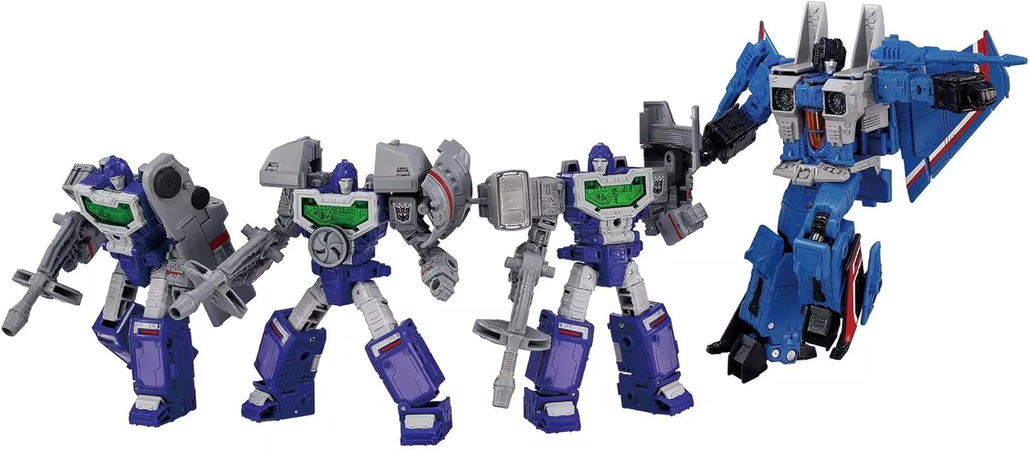 Transformers Takara Tomy Dramatic Capture Series Decepticons Part 1, Adult Collectible Action Figure Set, 15+
